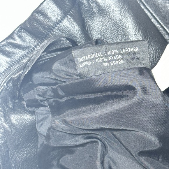 Black Leather Mini Skirt Maxima Wilsons Womens 4 Whimsigoth Grunge Y2K Punk 90s - Picture 5 of 8